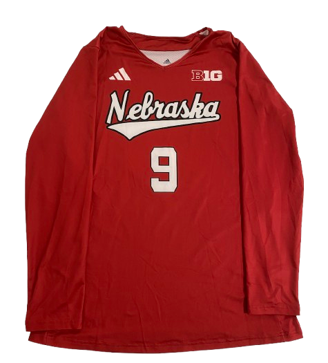 Kennedi Orr Nebraska Volleyball SIGNED GAME WORN Jersey (Size L)