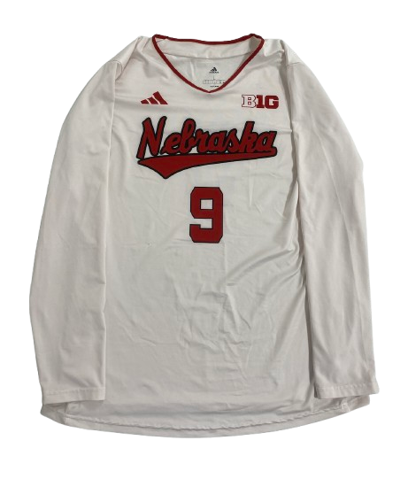 Kennedi Orr Nebraska Volleyball SIGNED GAME WORN Jersey (Size L)