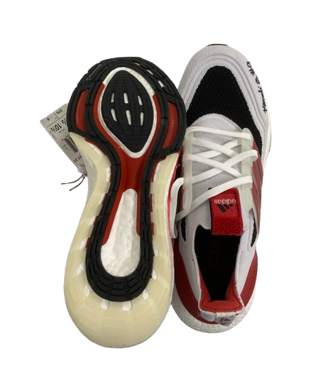 Kennedi Orr Nebraska Volleyball SIGNED Team Issued "NEBRASKA" Adidas Training Shoes (Size 9.5)