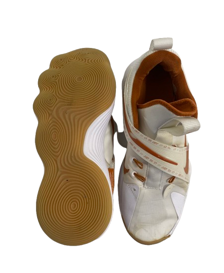 Jenna Wenaas Texas Volleyball SIGNED Player Exclusive GAME WORN Shoes with "2023 National Champions" Inscription (Size 9.5)