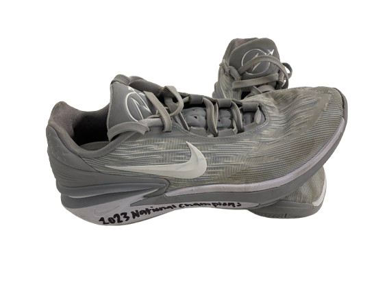 Jenna Wenaas Texas Volleyball SIGNED Team Issued GAME WORN NCAA TOURNAMENT Shoes with "2023 National Champions" Inscription (Size 9.5)