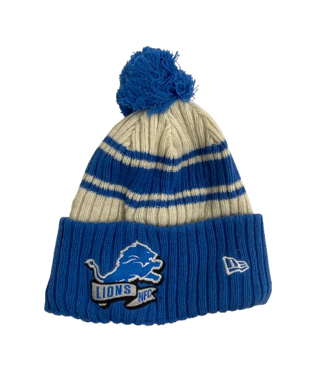 Scott Daly Detroit Lions Team Issued Beanie Hat