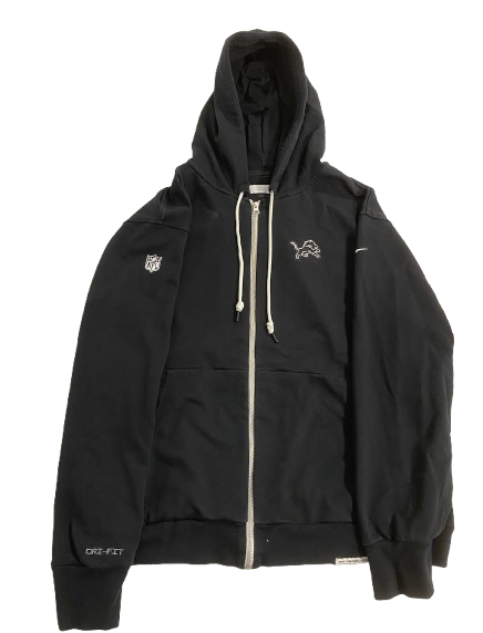 Scott Daly Detroit Lions Player Exclusive Zip-Up Jacket (Size XL)