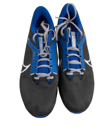 Scott Daly Detroit Lions Team Issued "Nike Pegasus 40" Shoes with Player Tags on Back (Size 14)