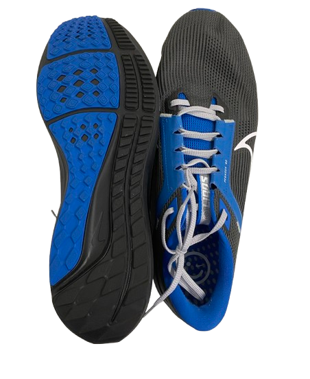 Scott Daly Detroit Lions Team Issued "Nike Pegasus 40" Shoes with Player Tags on Back (Size 14)