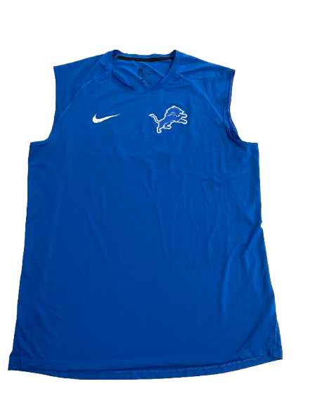 Scott Daly Detroit Lions Player Exclusive Workout Tank (Size XXL)