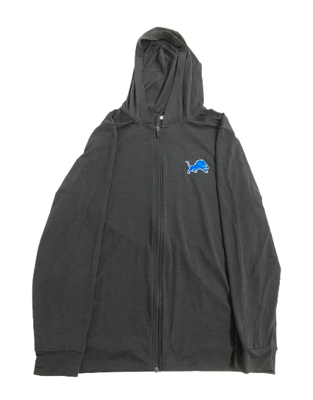 Scott Daly Detroit Lions Player Exclusive Zip-Up Jacket (Size XL)