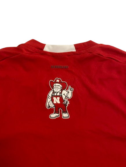 Kennedi Orr Nebraska Volleyball SIGNED Player Exclusive Long Sleeve Pre-Game Warm-Up Shirt (Size L)