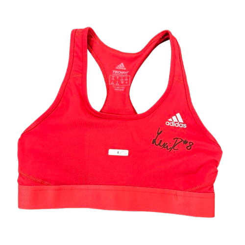Lexi Rodriguez Nebraska Volleyball SIGNED Team Issued Adidas Sports Bra with 