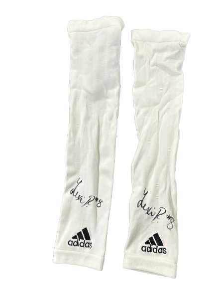 Lexi Rodriguez Nebraska Volleyball SIGNED Team Issued Set of (2) Adidas Arm Sleeves