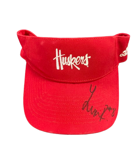 Lexi Rodriguez Nebraska Volleyball SIGNED Team Issued Visor Hat