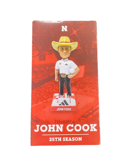Lexi Rodriguez Nebraska Volleyball SIGNED & Inscribed "GO BIG RED!" "John Cook 2024 25th Season" Bobblehead
