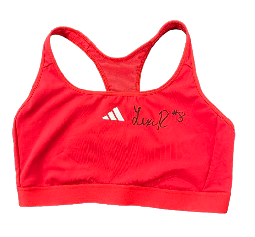 Lexi Rodriguez Nebraska Volleyball SIGNED Team Issued Adidas Sports Bra