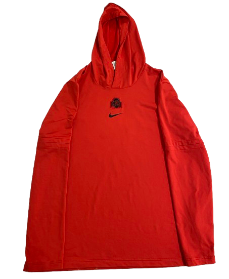 Jyaire Brown Ohio State Football Player Exclusive Pre-Game Warm-Up Sweatshirt with 