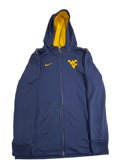 Graeson Malashevich West Virginia Football Team Issued Zip-Up Jacket (Size L)