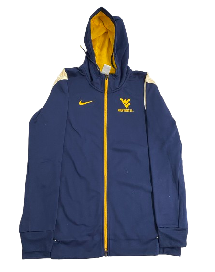 Graeson Malashevich West Virginia Football Team Issued Zip-Up Jacket (Size L)