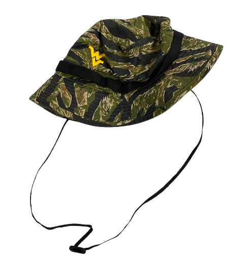 Graeson Malashevich West Virginia Football Team Issued Camo Bucket Hat
