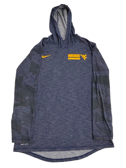Graeson Malashevich West Virginia Football Team Issued Performance Hoodie (Size M)