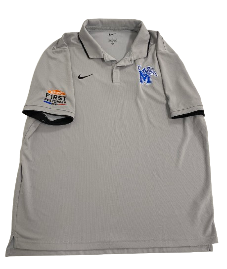 Colby Cox Memphis Football Player Exclusive "First Responder Bowl" Polo Shirt (Size XL)