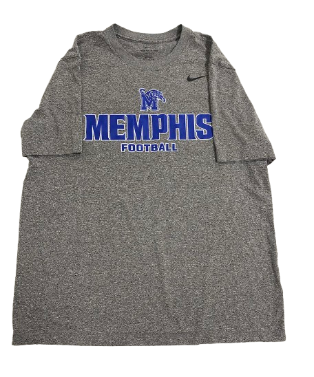 Colby Cox Memphis Football Player Exclusive "FINISH" Workout Shirt with 