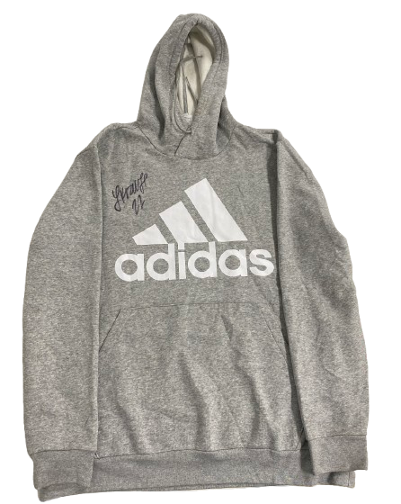 Lindsay Krause Nebraska Volleyball SIGNED Team Issued Adidas Sweatshirt (Size XL)