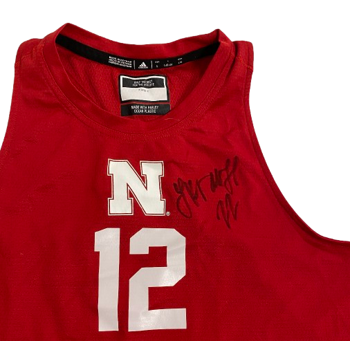 Lindsay Krause Nebraska Beach Volleyball SIGNED Game Jersey (Size L)