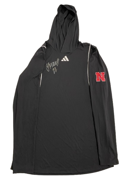 Lindsay Krause Nebraska Volleyball SIGNED Player Exclusive "GO HUSKERS" Performance Sweatshirt (Size LT)