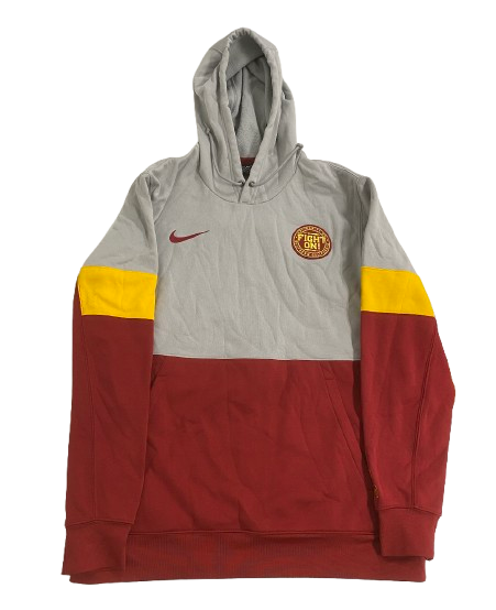 Velus Jones Jr. USC Football Team Issued "FIGHT ON!" Sweatshirt (Size L)