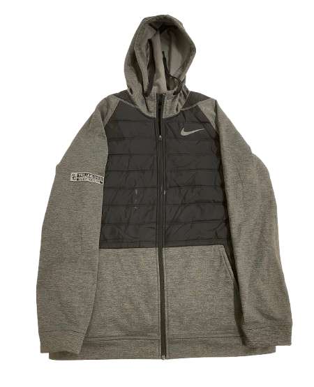 Velus Jones Jr. USC Football Player Exclusive "TROJAN MADE / FAITH, FAMILY FOOTBALL" Jacket (Size L)