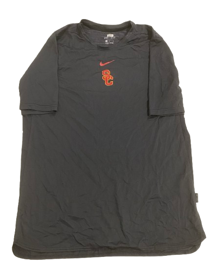 Velus Jones Jr. USC Football Team Issued Workout Shirt (Size L)