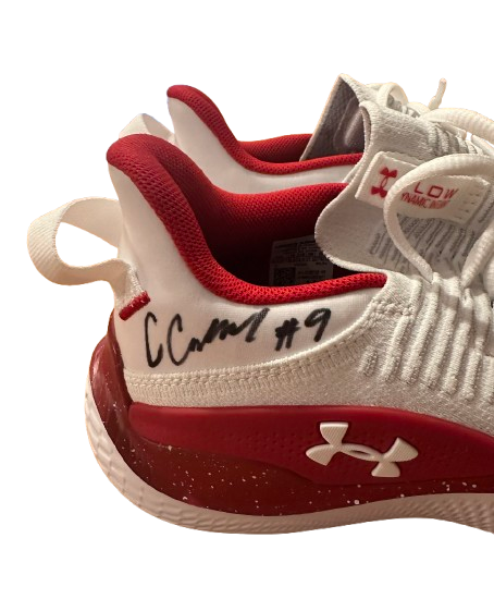 CC Crawford Wisconsin Volleyball SIGNED Team Issued Shoes (Size 9.5)