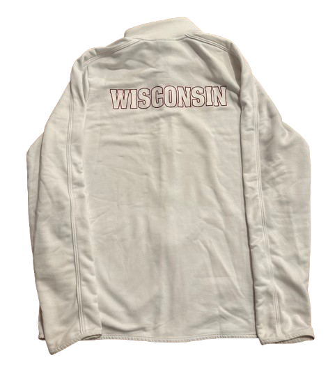 CC Crawford Wisconsin Volleyball Player Exclusive Zip-Up Jacket (Size LT)