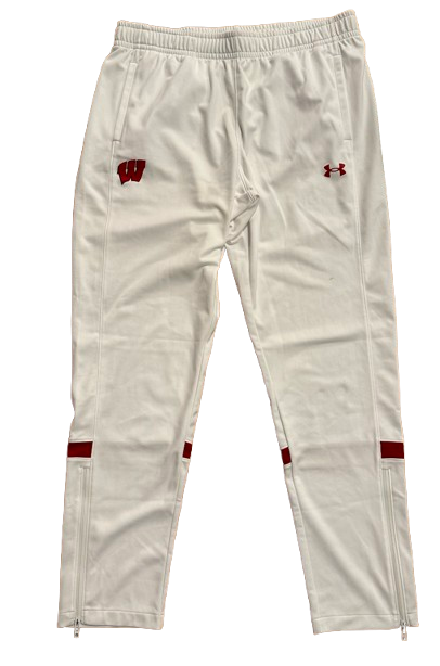 CC Crawford Wisconsin Volleyball Player Exclusive Sweatpants (Size LT)