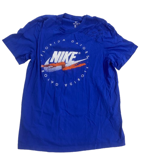 Elli McKissock Florida Volleyball SIGNED Team Issued Workout Shirt (Size M)
