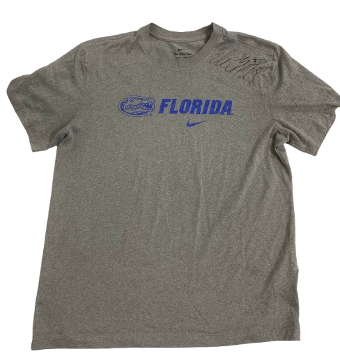 Elli McKissock Florida Volleyball SIGNED Team Issued Workout Shirt (Size M)