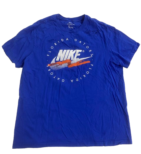 Elli McKissock Florida Volleyball SIGNED Team Issued Workout Shirt (Size L)