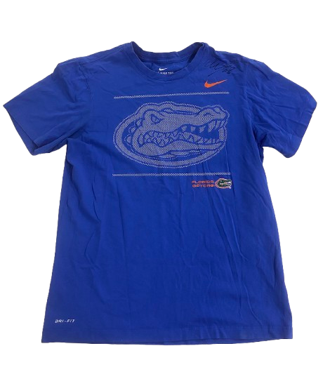 Elli McKissock Florida Volleyball SIGNED Team Issued Workout Shirt (Size M)