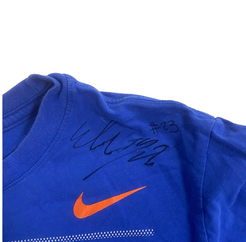 Elli McKissock Florida Volleyball SIGNED Team Issued Workout Shirt (Size M)