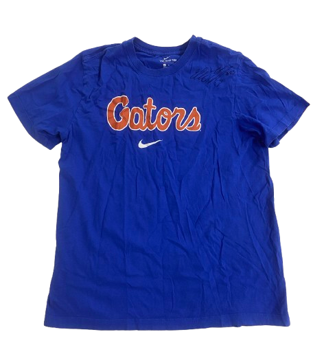 Elli McKissock Florida Volleyball SIGNED Team Issued Workout Shirt (Size M)
