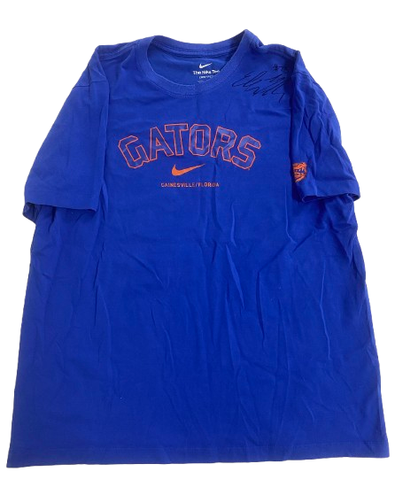 Elli McKissock Florida Volleyball SIGNED Team Issued Workout Shirt (Size L)