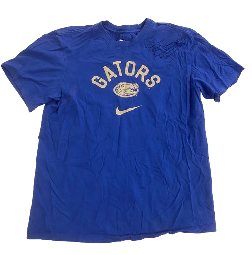 Elli McKissock Florida Volleyball SIGNED Team Issued Workout Shirt (Size M)