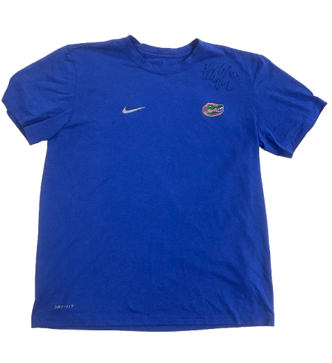 Elli McKissock Florida Volleyball SIGNED Team Issued Workout Shirt (Size M)