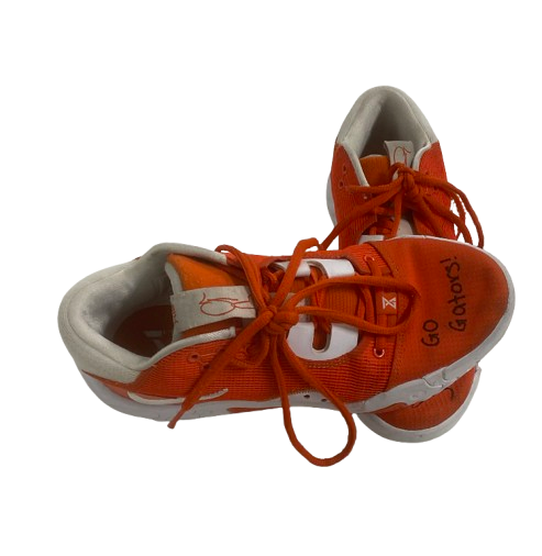 Elli McKissock Florida Volleyball Team Issued Signed & Inscribed "GO GATORS!" Game Worn Shoes (Size 6.5)