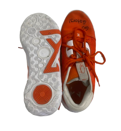Elli McKissock Florida Volleyball Team Issued Signed & Inscribed "GO GATORS!" Game Worn Shoes (Size 6.5)