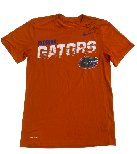 Elli McKissock Florida Volleyball SIGNED Team Issued Workout Shirt (Size S)