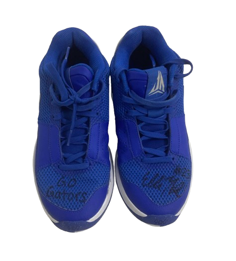 Elli McKissock Florida Volleyball Team Issued Signed & Inscribed "GO GATORS" Practice Worn Shoes (Size 6.5)