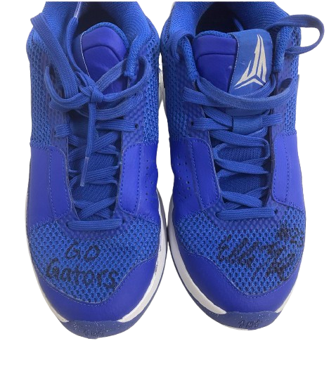 Elli McKissock Florida Volleyball Team Issued Signed & Inscribed "GO GATORS" Practice Worn Shoes (Size 6.5)