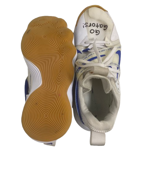 Elli McKissock Florida Volleyball Team Issued SIGNED & INSCRIBED "GO GATORS!" Game Worn Shoes (Size 6)