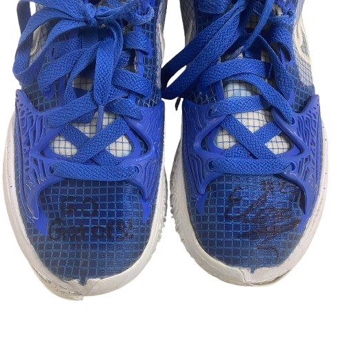 Elli McKissock Florida Volleyball Team Issued Signed & Inscribed "GO GATORS!" Game Worn Shoes (Size 6)