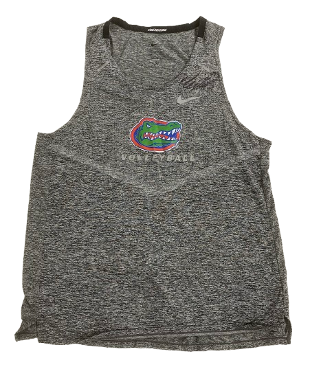 Elli McKissock Florida Volleyball SIGNED Player Exclusive Workout Tank (Size M)